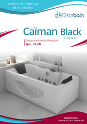 DISTRIBAIN Caiman Black RT1804-B Notice D'installation Et D'utilisation