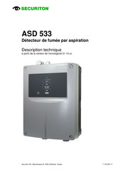 Securiton ASD 533 Description Technique