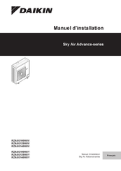 Daikin RZASG100MUY Manuel D'installation