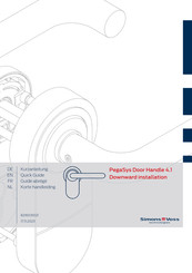 Simons Voss Technologies PegaSys Door Handle 4.1 Guide Abrégé