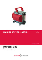 Pfeiffer Vacuum MVP 030-3 C DC Manuel De L'utilisateur