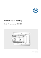 GFA DC 8010 Instructions De Montage