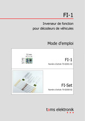 tams elektronik 70-02001-02 Mode D'emploi