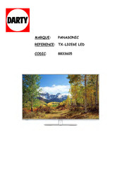 Panasonic TX-L42E6W Manuel D'utilisation