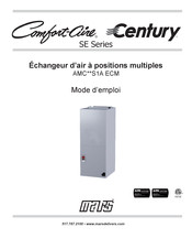 Mars Comfort-Aire Century AMCS1A ECM Serie Mode D'emploi