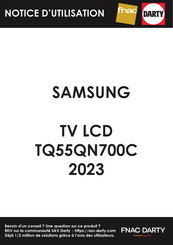 Samsung TQ55QN700C Notice D'utilisation