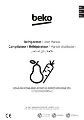 Beko D70455N Manuel D'utilisation