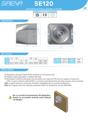 Sirena SE120 Instructions D'installation Et D'utilisation