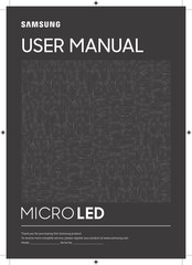 Samsung Micro Led MNA89MS1BAC Manuel D'utilisation