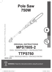 Titan TTPS750 Manuel D'instructions