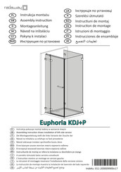 Radaway Euphoria KDJ+P Instructions De Montage