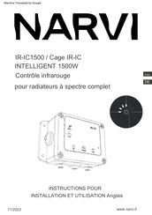 NARVI IR-IC 1500 Installation Et Utilisation