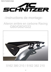 AC Schnitzer 5162 380 210 Instructions De Montage