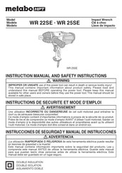 Metabo HPT WR 22SE Instructions De Sécurité Et Mode D'emploi