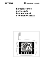 Extech 42280A Démarrage Rapide