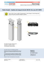 Ergoswiss SO 13 Serie Mode D'emploi