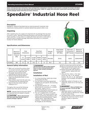 Speedaire 2CUA9A Mode D'emploi