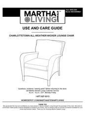 Martha Stewart Living CHARLOTTETOWN 65-909556/1 Guide D'utilisation Et D'entretien