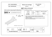 Sav BEAU RIVAGE SAFARI1NAT Notice De Montage