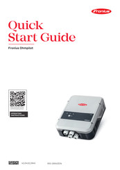 Fronius Ohmpilot Guide De Démarrage Rapide