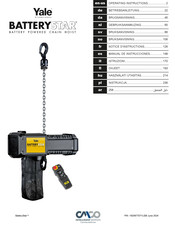 Yale BATTERY STAR Notice D'instructions