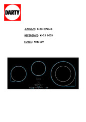 KitchenAid KHIS 9003 Mode D'emploi