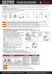 iPower XOS2300iD Guide De Démarrage Rapide