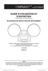 Defiant 1001017700 Guide D'utilisation Et D'entretien