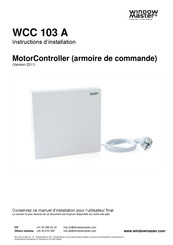 Window Master WCC 103 A Instructions D'installation