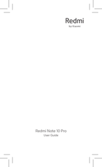 Xiaomi Redmi Note 10 Pro Manuel De L'utilisateur