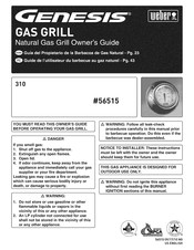 Weber GENESIS 56515 Guide De L'utilisateur