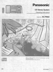 Panasonic SC-PM22 Manuel D'utilisation