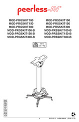 peerless-AV MOD-PRSSKIT100-B Mode D'emploi