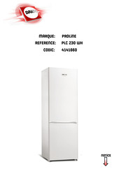 Proline PLC 230 WH Manuel D'utilisation