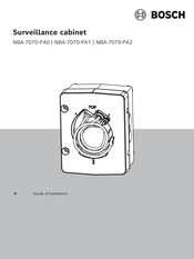 Bosch NBA-7070-PA1 Guide D'installation