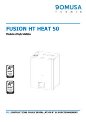 DOMUSA TEKNIK FUSION HT EC HEAT 50 Instructions Pour L'installation Et Le Fonctionnement