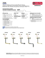 Delta Commercial 83T241 Guide D'entretien Et D'installation