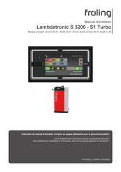 Fröling Lambdatronic S 3200 - S1 Turbo Manuel D'entretien