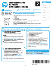 HP Color LaserJet Pro M477 Serie Guide De Démarrage