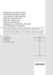 Stiebel Eltron SHU 10 SLi Utilisation Et Installation