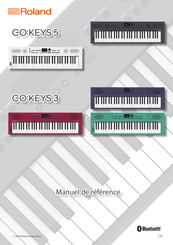 Roland GO:KEYS3 Manuel De Référence