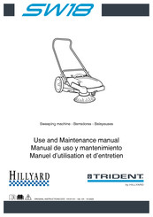 Hillyard TRIDENT SW18 Manuel D'utilisation Et D'entretien