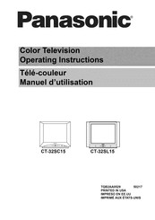 Panasonic CT-32SL15 Manuel D'utilisation