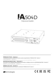 dB Technologies IA 504D Manuel D'utilisation