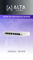 ALTA LABS S8-POE Guide De Démarrage Rapide