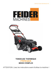 FEIDER Machines FTDT5124VS Mode D'emploi