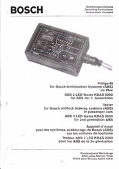 Bosch AES 2-LED Mode D'emploi