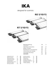 IKA RO 15 Mode D'emploi