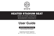 ORORO HEATED STADIUM SEAT Mode D'emploi