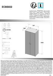 Forte ECONOBOX ECBS822 Notice De Montage